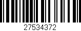 Código de barras (EAN, GTIN, SKU, ISBN): '27534372'