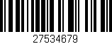 Código de barras (EAN, GTIN, SKU, ISBN): '27534679'