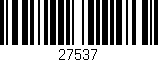 Código de barras (EAN, GTIN, SKU, ISBN): '27537'