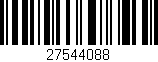 Código de barras (EAN, GTIN, SKU, ISBN): '27544088'