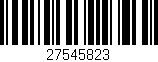 Código de barras (EAN, GTIN, SKU, ISBN): '27545823'
