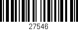 Código de barras (EAN, GTIN, SKU, ISBN): '27546'