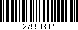 Código de barras (EAN, GTIN, SKU, ISBN): '27550302'