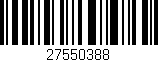 Código de barras (EAN, GTIN, SKU, ISBN): '27550388'