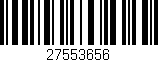 Código de barras (EAN, GTIN, SKU, ISBN): '27553656'