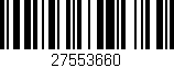Código de barras (EAN, GTIN, SKU, ISBN): '27553660'