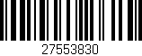 Código de barras (EAN, GTIN, SKU, ISBN): '27553830'