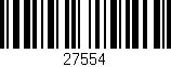 Código de barras (EAN, GTIN, SKU, ISBN): '27554'