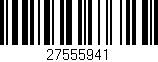 Código de barras (EAN, GTIN, SKU, ISBN): '27555941'