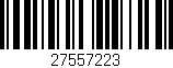 Código de barras (EAN, GTIN, SKU, ISBN): '27557223'