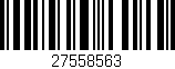 Código de barras (EAN, GTIN, SKU, ISBN): '27558563'