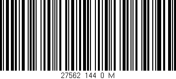 Código de barras (EAN, GTIN, SKU, ISBN): '27562_144_0_M'