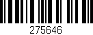 Código de barras (EAN, GTIN, SKU, ISBN): '275646'