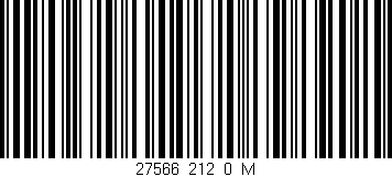 Código de barras (EAN, GTIN, SKU, ISBN): '27566_212_0_M'