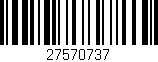 Código de barras (EAN, GTIN, SKU, ISBN): '27570737'