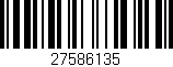 Código de barras (EAN, GTIN, SKU, ISBN): '27586135'