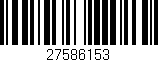Código de barras (EAN, GTIN, SKU, ISBN): '27586153'