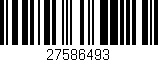 Código de barras (EAN, GTIN, SKU, ISBN): '27586493'
