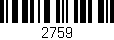 Código de barras (EAN, GTIN, SKU, ISBN): '2759'