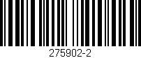 Código de barras (EAN, GTIN, SKU, ISBN): '275902-2'