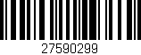 Código de barras (EAN, GTIN, SKU, ISBN): '27590299'