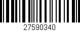 Código de barras (EAN, GTIN, SKU, ISBN): '27590340'