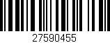 Código de barras (EAN, GTIN, SKU, ISBN): '27590455'