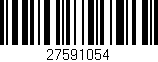 Código de barras (EAN, GTIN, SKU, ISBN): '27591054'
