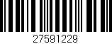 Código de barras (EAN, GTIN, SKU, ISBN): '27591229'