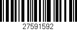Código de barras (EAN, GTIN, SKU, ISBN): '27591592'
