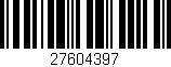 Código de barras (EAN, GTIN, SKU, ISBN): '27604397'