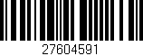 Código de barras (EAN, GTIN, SKU, ISBN): '27604591'