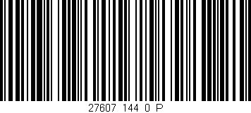 Código de barras (EAN, GTIN, SKU, ISBN): '27607_144_0_P'