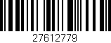 Código de barras (EAN, GTIN, SKU, ISBN): '27612779'