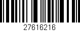Código de barras (EAN, GTIN, SKU, ISBN): '27616216'