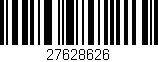 Código de barras (EAN, GTIN, SKU, ISBN): '27628626'