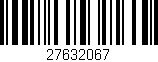 Código de barras (EAN, GTIN, SKU, ISBN): '27632067'