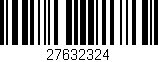 Código de barras (EAN, GTIN, SKU, ISBN): '27632324'
