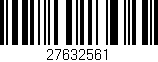 Código de barras (EAN, GTIN, SKU, ISBN): '27632561'