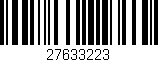 Código de barras (EAN, GTIN, SKU, ISBN): '27633223'