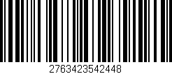Código de barras (EAN, GTIN, SKU, ISBN): '2763423542448'