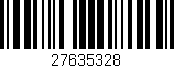 Código de barras (EAN, GTIN, SKU, ISBN): '27635328'