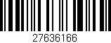 Código de barras (EAN, GTIN, SKU, ISBN): '27636166'