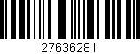 Código de barras (EAN, GTIN, SKU, ISBN): '27636281'