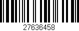 Código de barras (EAN, GTIN, SKU, ISBN): '27636458'
