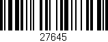 Código de barras (EAN, GTIN, SKU, ISBN): '27645'