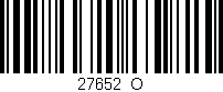 Código de barras (EAN, GTIN, SKU, ISBN): '27652_O'