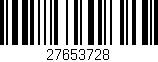 Código de barras (EAN, GTIN, SKU, ISBN): '27653728'