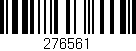 Código de barras (EAN, GTIN, SKU, ISBN): '276561'