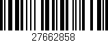 Código de barras (EAN, GTIN, SKU, ISBN): '27662858'